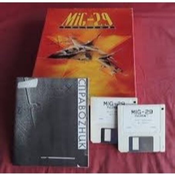 Mig-29 Fulcrum Flight Simulator 1990 Pc Game - Picture 3 of 3